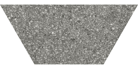 Anatolia Tile 10X24 Station Shadow Porcelain Half Hexagon Tile 64-004  - premium natural stone mosaic tile from Anatolia Tile, available at PoshHaus showroom in Keene, NH