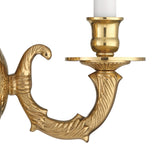 Crystorama 1 Light Polished Brass Cast Sconce 641-PB
