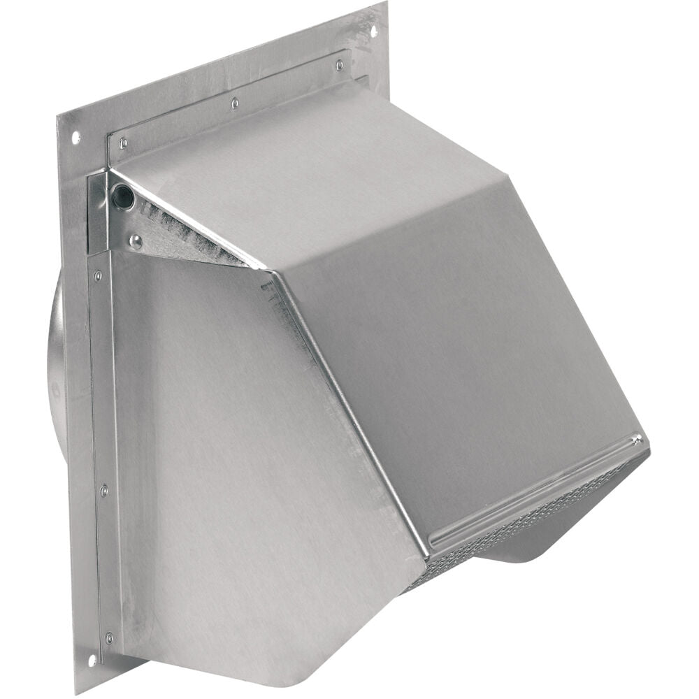 Broan 641 Wall Cap, 6" Round Duct, Natural Finish