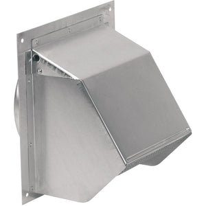 Broan 641 Wall Cap, 6" Round Duct, Natural Finish