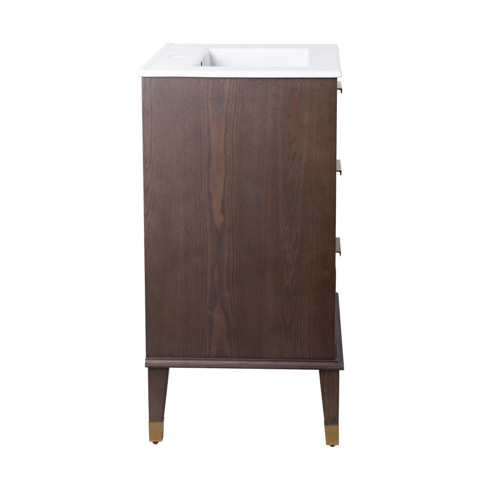 Hugo 24" Bathroom Vanity in Walnut