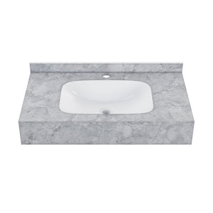 Avancer 36'' Wall Mount Sink In Storm Grey