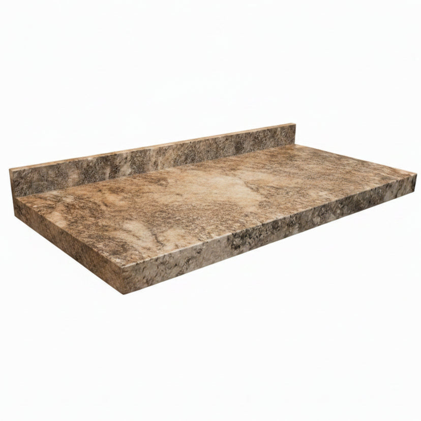 61" Local Natural Stone Double Vanity Top