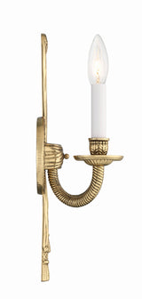 Crystorama 2 Light Olde Brass Cast Sconce 650-OB
