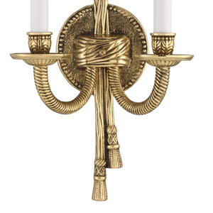 Crystorama 2 Light Olde Brass Cast Sconce 650-OB