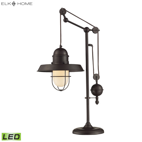 Elk 65072-1-LED Farmhouse 32'' High 1-Light Desk Lamp - Oil Rubbed Bronze - Includes LED Bulb