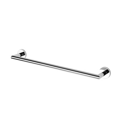 Towel Bar, Contemporary, 18 Inch, Chromed Brass