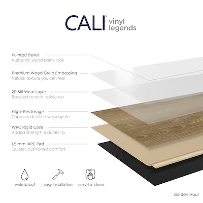 CALI Golden Walk Oak Hang Loose Wide+ 7906610100 48 x 9 x 5 mm (24.89 Sqft)
