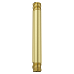 Universal 6 in. Ceiling-Mounted Shower Arm in Brushed Gold