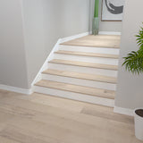 CALI Beach Town Blanc Barrel Flush Stair Nosing Case (Covers  sqft) 7601000215