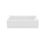 MAAX 106883-000-002-101 Jaxi 6032 AcrylX Alcove Right-Hand Drain Bathtub in White