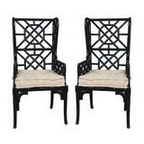Elk 659522PWMLB Bamboo Chair - Set of 2 Black