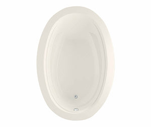 MAAX 106460-000-007 Arno 7242 Acrylic Drop-in End Drain Bathtub in Biscuit