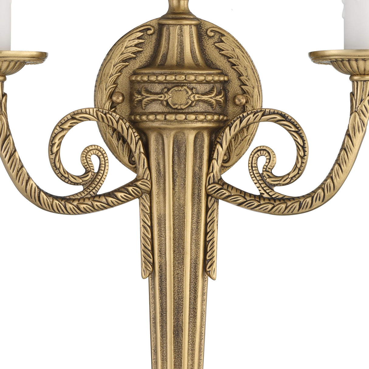 Crystorama 2 Light Matte Brass Cast Sconce 662-MB