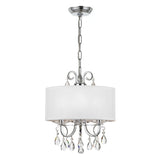 Othello 3 Light Clear Crystal Polished Chrome Mini Chandelier 6623-CH-CL-MWP