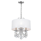 Othello 3 Light Clear Crystal Polished Chrome Mini Chandelier 6623-CH-CL-MWP