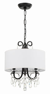 Othello 3 Light Clear Crystal Polished Chrome Mini Chandelier 6623-CH-CL-MWP