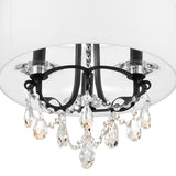 Othello 3 Light Clear Crystal Polished Chrome Mini Chandelier 6623-CH-CL-MWP