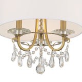 Othello 3 Light Clear Crystal Polished Chrome Mini Chandelier 6623-CH-CL-MWP