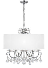 Othello 5 Light Clear Crystal Polished Chrome Chandelier 6625-CH-CL-MWP