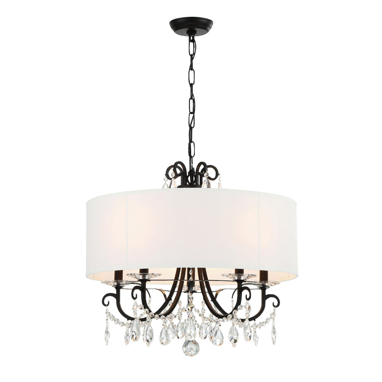 Othello 5 Light Clear Crystal Polished Chrome Chandelier 6625-CH-CL-MWP