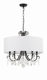 Othello 5 Light Clear Crystal Polished Chrome Chandelier 6625-CH-CL-MWP