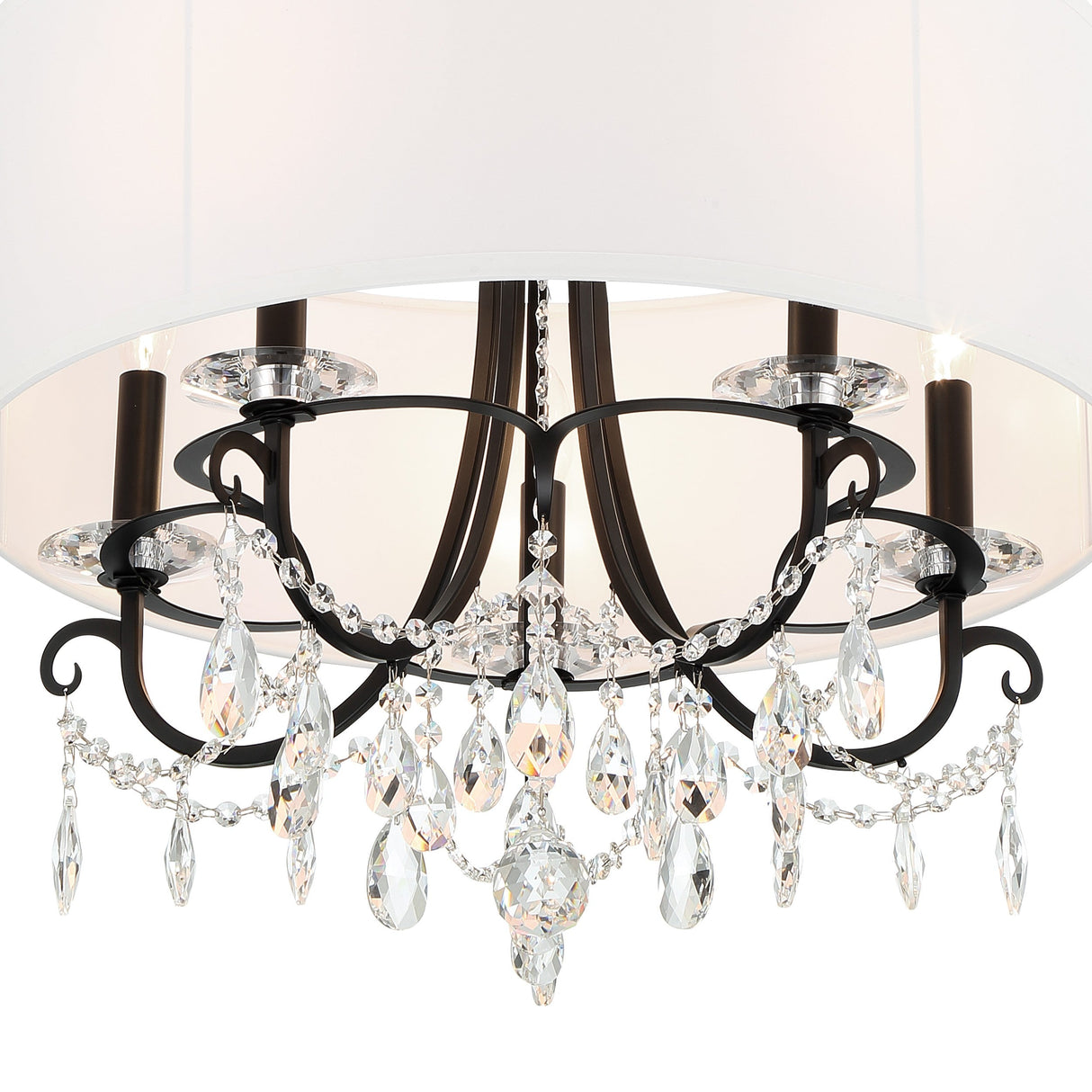 Othello 5 Light Clear Crystal Polished Chrome Chandelier 6625-CH-CL-MWP