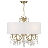 Othello 5 Light Clear Crystal Polished Chrome Chandelier 6625-CH-CL-MWP