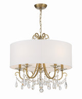 Othello 5 Light Clear Crystal Polished Chrome Chandelier 6625-CH-CL-MWP