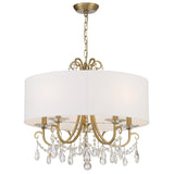 Othello 5 Light Clear Crystal Polished Chrome Chandelier 6625-CH-CL-MWP