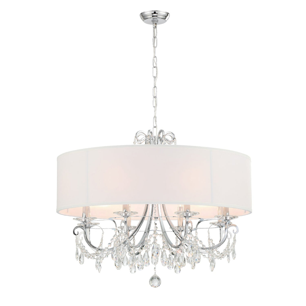 Othello 8 Light Polished Chrome Chandelier 6628-CH-CL-MWP