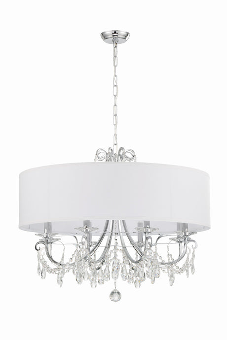 Othello 8 Light Polished Chrome Chandelier 6628-CH-CL-MWP
