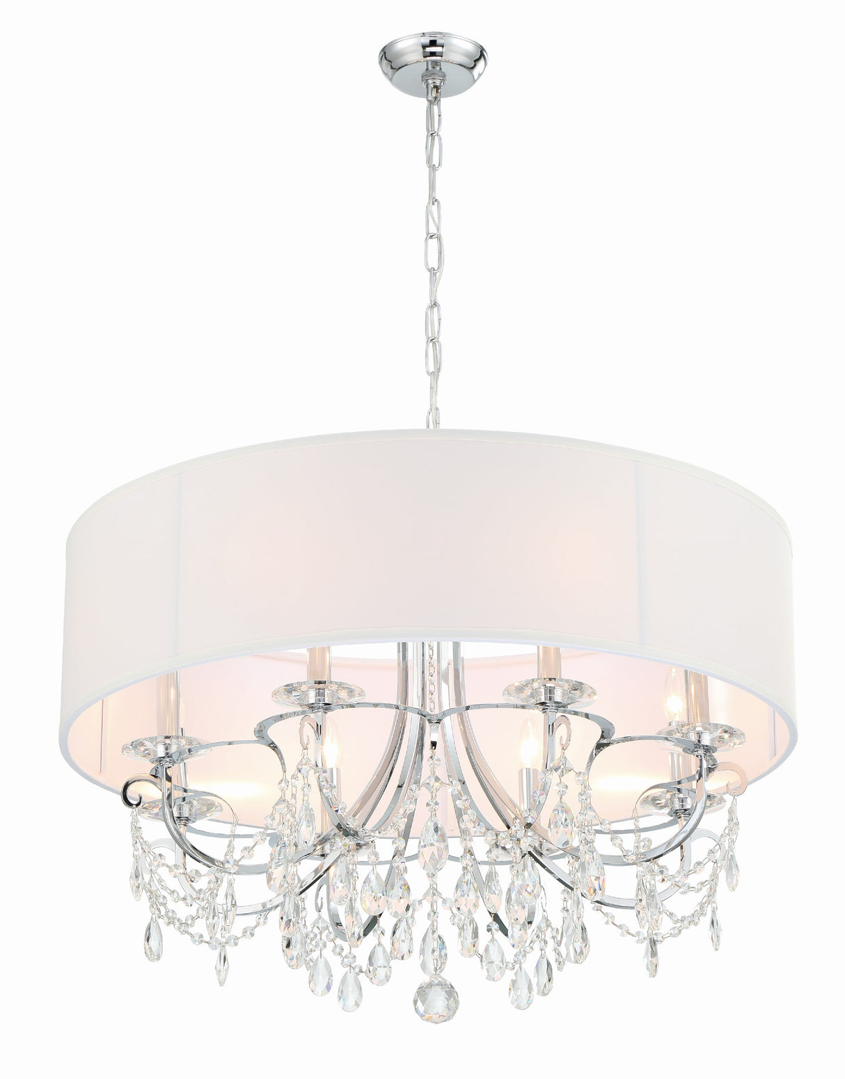 Othello 8 Light Polished Chrome Chandelier 6628-CH-CL-MWP