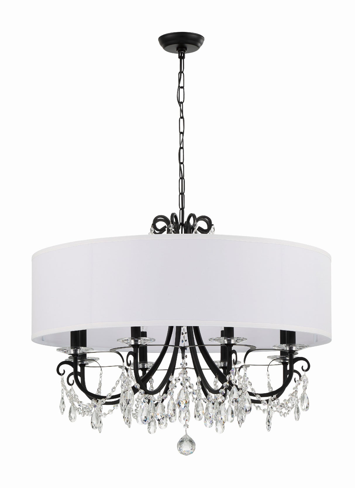 Othello 8 Light Polished Chrome Chandelier 6628-CH-CL-MWP