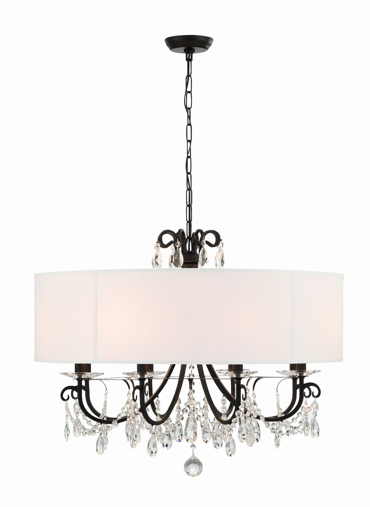 Othello 8 Light Polished Chrome Chandelier 6628-CH-CL-MWP