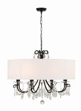 Othello 8 Light Polished Chrome Chandelier 6628-CH-CL-MWP