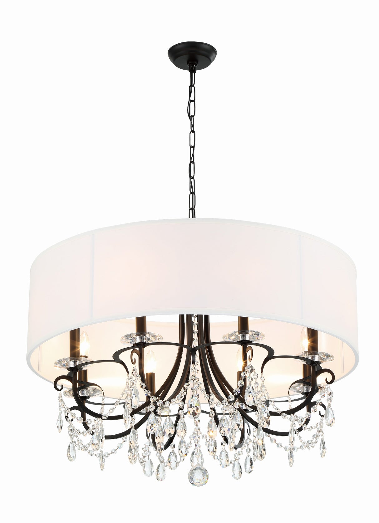 Othello 8 Light Polished Chrome Chandelier 6628-CH-CL-MWP