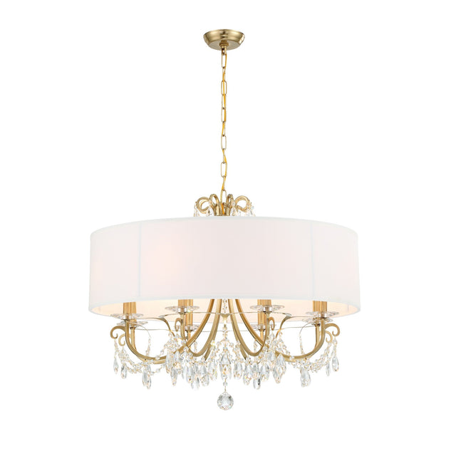 Othello 8 Light Polished Chrome Chandelier 6628-CH-CL-MWP