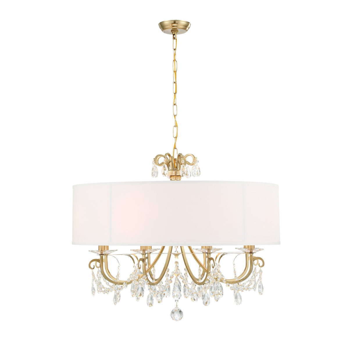 Othello 8 Light Polished Chrome Chandelier 6628-CH-CL-MWP