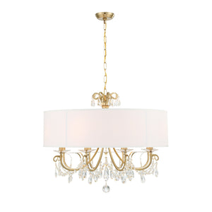 Othello 8 Light Polished Chrome Chandelier 6628-CH-CL-MWP