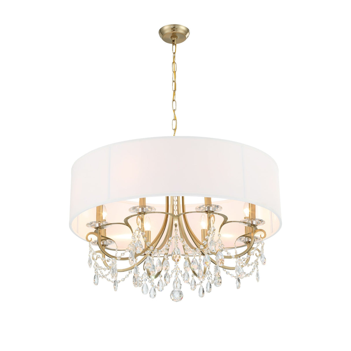 Othello 8 Light Polished Chrome Chandelier 6628-CH-CL-MWP