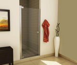 MAAX 105420-900-084-000 Madono 24 ½-26 ½ x 67 in. 6 mm Pivot Shower Door for Alcove Installation with Clear glass in Chrome