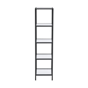 Pierre 16"x65"x14" Freestanding Linen Cabinet in Matte Black