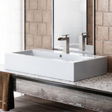 Voltaire Wide Rectangle Vessel Sink