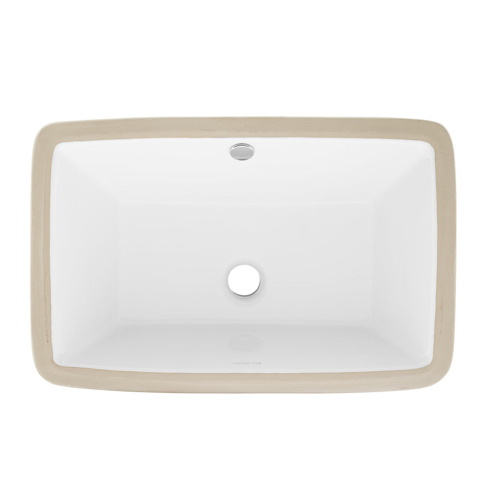 Voltaire 21 Rectangular Under-Mount Bathroom Sink