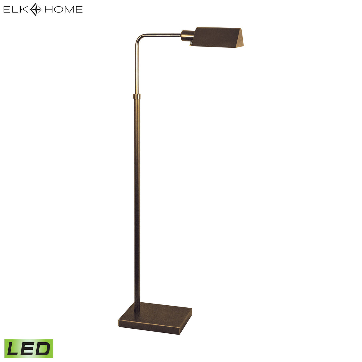 Elk 671-LED Pharmacy 42'' High 1-Light Floor Lamp - Bronze - Includes LED Bulb