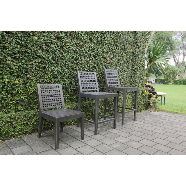Elk 6718002AS Clear Water Outdoor Bar Stool