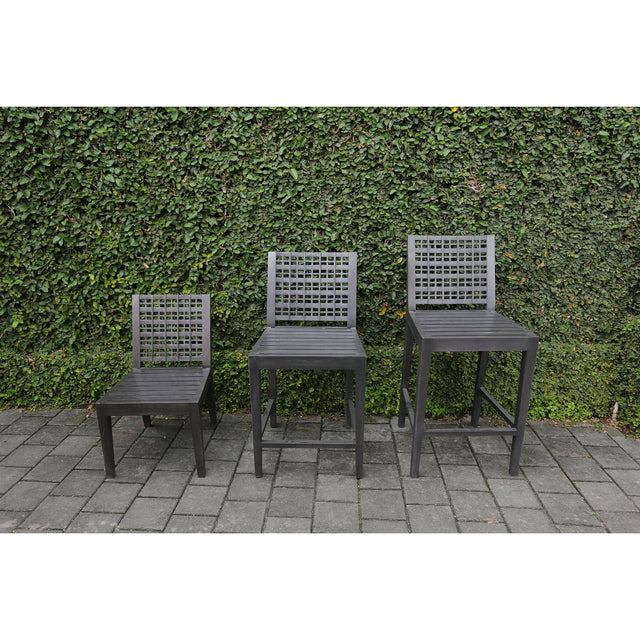 Elk 6718002AS Clear Water Outdoor Bar Stool
