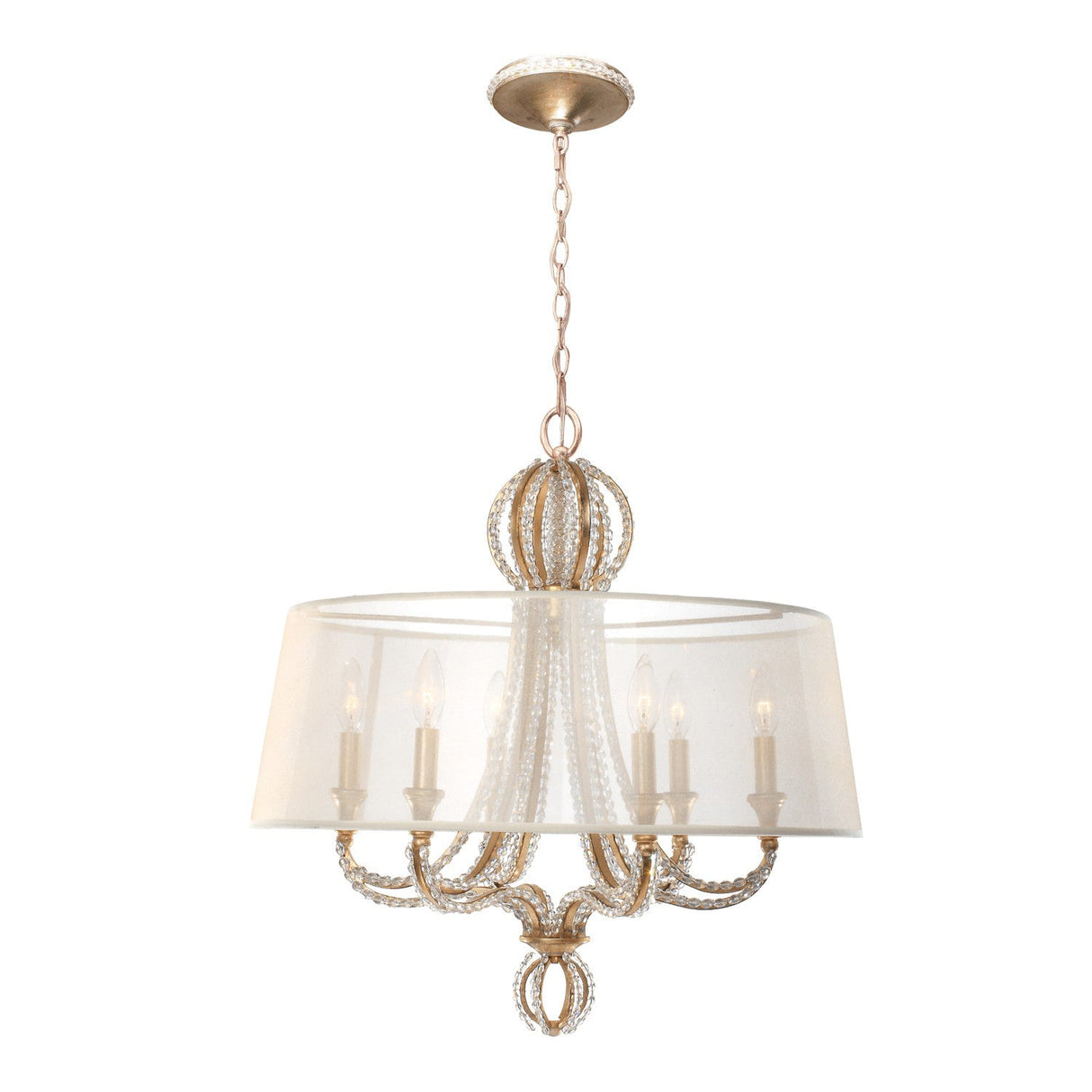 Garland 6 Light Distressed Twilight Chandelier 6767-DT