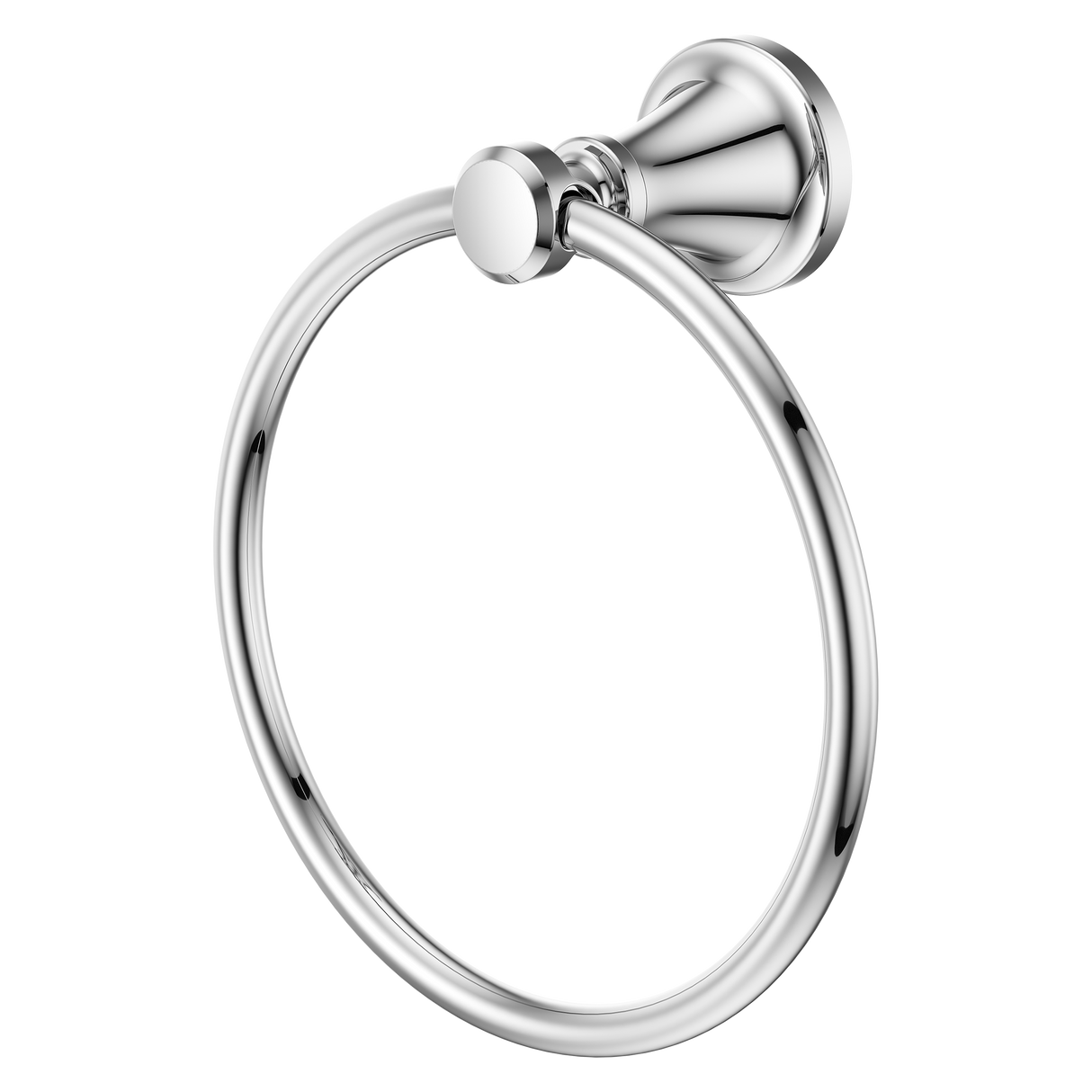 Universal Traditional Towel Ring in Polished Chrome